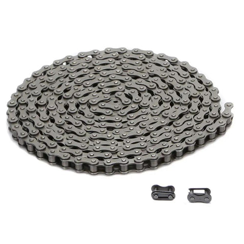 Replacement Chain For Sliding Gate Opener With Connector Link 10 Feet Long Roller Chain ANSI 41, galvanized for durability and easy install