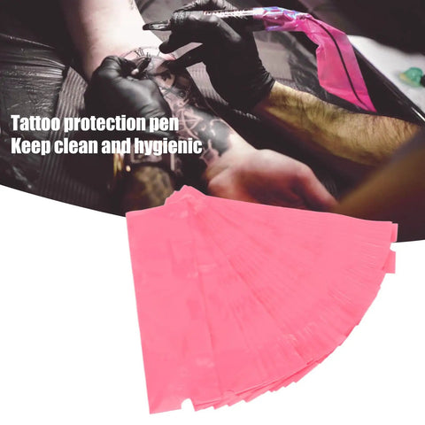 Disposable Pen Covers Set 200 Pieces Protective Sleeves For Cartridges And Machines Hygiene Friendly Plastic Pen Bags