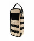 Image of a light brown 1 Pack Tool Storage Bag Portable Oxford Cloth Organizer for small hand tools and hardware. Compact caddy.