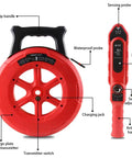 Pipe Blockage Detector And Locator Provides Accurate Positioning, 30M 100ft Magnetic Pipeline Sensor with waterproof probe.