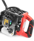 Close-up of 52cc 2-stroke engine on 16 Inch Gas Powered Concrete Cut Off Saw With 52cc 2 Stroke Engine, 5 Inch Cut Depth