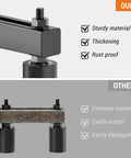 Comparison of Beefed Up 3 Inch Gate Guide Roller Kit With Steel Bracket And Dual Hard Nylon Rollers and other brands, showing rust resistance.