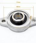 Total Beast Two Piece Zinc Alloy Pillow Block Bearings With Solid Chrome Steel Inserts That Rock Smooth And Quiet On Your Machinery Shafts Without No Wobble Plus Tough Load Capacity And Self Alignment Features You Can Trust For Heavy Duty Work, 17mm