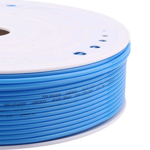 Blue 4mm OD Polyurethane Pneumatic Hose 2.5mm ID Tubing for Air Compressors and Tools, 200 Meters Long TPU Reel