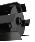 Close-up of Heavy Duty Universal Disc Harrow For Grass Mowers And Tillers With 9 Teeth Weeding Wheel, black metal blade