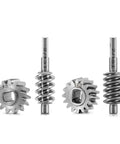 Front Axle Overdrive Gear Set 13T And 16T For Axial SCX30 RC Crawlers Stainless Steel Upgrade components in silver finish