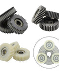 36T Hub Motor Planetary Gear Set Replacement With 608Z Bearing for E Bike Repair 3 pack, nylon and stainless steel gears image
