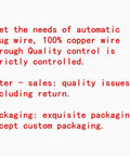 Heavy Duty 102PCS RV Electrical Wire Crimp Connector Kit Set Featuring 10 Kinds Of Insulated Ring Terminals Copper Cord Pin Ends And Butt Connectors Stored Neatly In A Rugged Box For Your Car Audio Install Or Van Build Hacks Today. Red text on white product label about 100% copper wire and packaging.