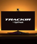 Head Tracking System With 6DOF USB Optical Motion Tracker for PC Gaming on monitor with keyboard and mouse setup