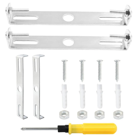 Ceiling Light Mounting Bracket Set Four Point Five Inch Crossbar Square Plate For Chandelier And Outdoor Lamps Durable Iron Wall And Ceiling Mount Kit Four Pack With Quick Install Hardware