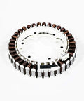 OEM Motor Stator Assembly for Washing Machines Replacement Kit showing 11 in. diameter copper wiring component