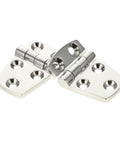 Heavy Duty 316 Stainless Steel Mirror Polished Yacht RV Door Hinges Two Pack Thickened Butt Cabinet Hinges For Marine Deck