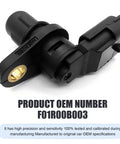 Straight Plug Play Camshaft Position Sensor Smashes Extreme Heat And Instantly Ditches Check Engine Lights Direct Oem Replacement close-up view