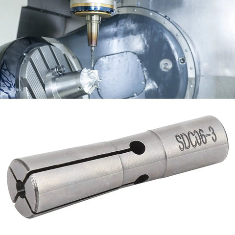 Top Tier High Accuracy 65 Mn Collet Chuck Holder Pull Back Type For CNC Tapping And Engraving With 3mm Grip and strong clamping force.