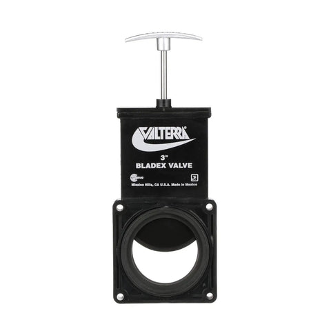 Bladex 3 Inch Waste Valve Body With Metal Handle Mess Free RV Campers Replacement Valve Compatible With GrenTec Blade Bristol Anonda