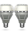A21 LED Light Bulbs 2 Pack 250W Equivalent, 5000K Daylight White, 4000 Lumens, E26 Ceramic Technology, Ultra Bright Energy Saving