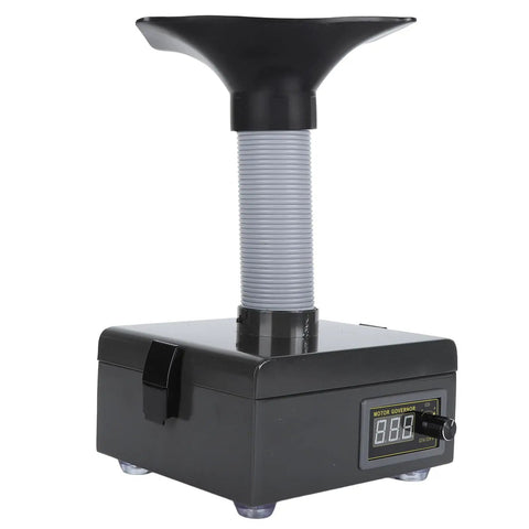Solder Fume Extractor With 150W Motor And 3 Stage Filtration System 7000 RPM Smoke Evacuator on a table