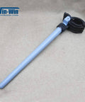 Waterjet cylinder wrench with blue rod and black clamp, 3-inch OD; Win-Win logo visible.