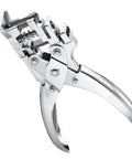 3 In 1 Badge Slot Hole Punch, Beefy Heavy Duty Card Cutter For PVC Plastic, all-metal handheld tool close-up