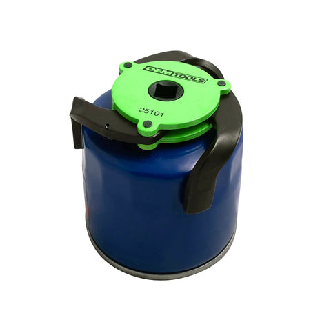 Beefy 3 Jaw Magnetic Oil Filter Wrench for Tight Spaces Heavy Duty Oil Filter Remover Fits 2.4 to 3.6 Inch Filters 3/8 Inch Drive