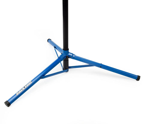Lightweight Bike Repair Stand For On The Go Pro Grade Adjustable Clamp From 38 To 58 Inches Stable Tripod Base in blue