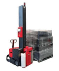Automatic Pallet Wrapping Machine For Warehouse And Logistics, Heavy Duty Stretch Wrap System For Secure Load Handling with pallet