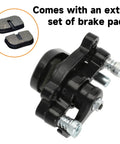 Front Disc Brake Caliper With Pads For 50cc 47cc 49cc Mini Dirt Bikes And Pocket Bikes Compatible With SYX Moto With extra pads