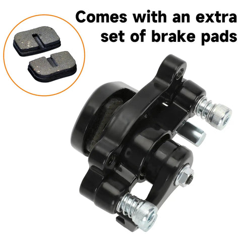 Front Disc Brake Caliper With Pads For 50cc 47cc 49cc Mini Dirt Bikes And Pocket Bikes Compatible With SYX Moto With extra pads