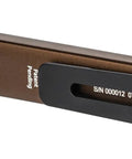 Side view of Ultra Thin EDC LED Flashlight With 500 Lumen Burst And 80 Meter Throw, Rechargeable Pocket-Size Inspection Light in coyote brown