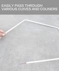 Wxtools 100 Ft Fish Tape For Electric Wire Pulling Reel demonstrating easy passage through curves and corners during wiring.