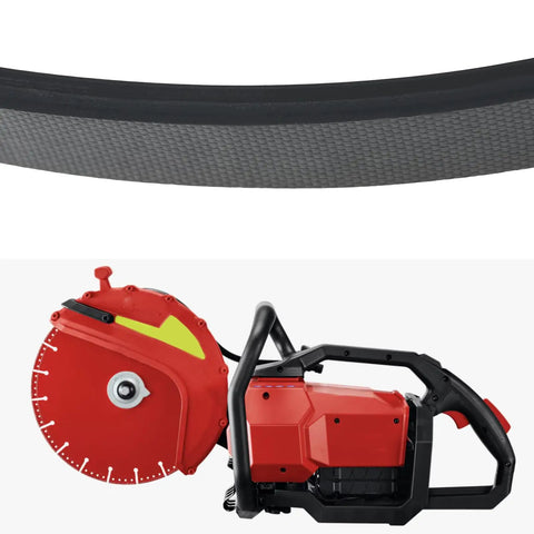 Heavy Duty Drive Belt Replacement For Hilti DSH Cut Off Saws With 12 Inch And 14 Inch Wheels shown in detail view