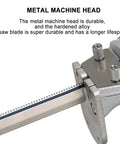 Close-up of the durable metal machine head of Beast 300W Foam Cutter With Adjustable 6, 8, and 12 Inch Cutting Heights.