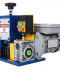 Top Pick Electric Wire Stripping Machine 180 Watt Auto Copper Cable Peeler motor unit showing safety features and control buttons.