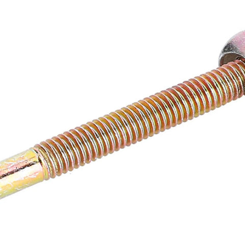 Tough As Nails M6 X 80Mm Wood Bed Bolts Replacement Kit, close-up of a galvanized steel hex socket head screw.