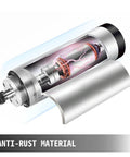 Heavy Duty 1.5KW Air Cooled Spindle Motor With Four Bearings And ER11 ER20 Collet Kit showcasing anti-rust material and internal components.