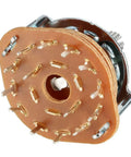 Rad 2P6T 2 Pole 6 Position Rotary Switch Band Selector 1 Deck For Radios TVS And Industrial Control Panels 9mm Mount