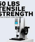Testing machine showing 50 lbs tensile strength for Heavy Duty Black Cable Ties 1000 Pack 8 Inch Nylon Zip Ties With Screw Down Hole For Mounting