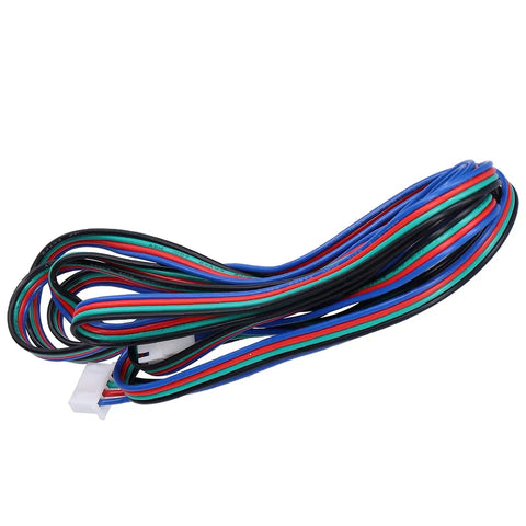Boss Grade Motor Extension Cord Male To Female XH254 4P Connector Two Meter Extruder Cable For RC Drone Battery Charging Setup, multi-colored wires.