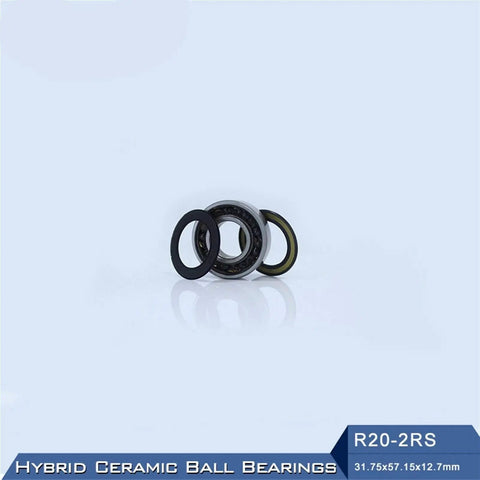 Premium R20 Hybrid Ceramic Bearing 1.25 Inch Bore Sealed Deep Groove Motor Spindle Ball with Si3N4 Balls and Grease for High Speed Industry Use.