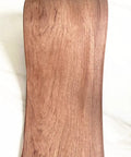 Natural Rosewood Thin Wood Veneer Sheets For Diy Furniture Crafting And Speaker Mods 8X98 Inches curved view showcasing woodgrain patterns.