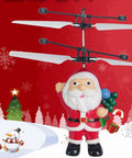 Santa-themed Hand Flying Ball Mini Induction RC Helicopter USB Rechargeable Toy Drone For Teens And Adults