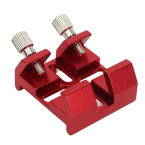 Dovetail Base Finder Scope Mount Bracket For Precise Track Cutting Aluminum Alloy Optical Telescope Red Finish with thumbscrews
