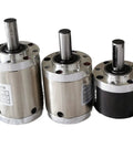 Kickass 42mm Planetary Reducer Gearbox With Low Noise Dc Worm Motor Upgrade High Transmission Efficiency Smooth Ride For Diy Projects Rc Cars And Hobby Mods, displaying three variably sized gearboxes.
