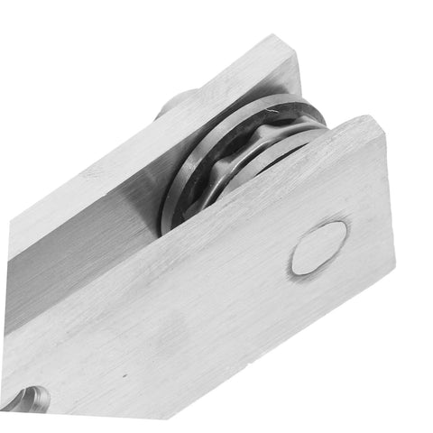 Close-up of Heavy Duty Hidden Hinges For Doors Made Of Stainless Steel 360 Degree Pivot Hinge System showing stainless steel construction.