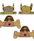 Solid Motor Engine Mount Kit For Small Block And Big Block Chevy Frame Mounts For Rat Rod And Street Builds Heavy Duty Bracket Set Eliminates Engine Movement And Torque Loss SBC BBC Mounts, steel mounts and pads