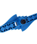 Versatile Adjustable Self Center Dowel Jig Kit With Center Scriber For Woodworking Drilling And Marking Tools in blue plastic, side view