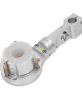 Top Rated 35mm Plasma Torch Clamp With Anti Collision Fixture And 360 Degree Free Shaking Aluminum Alloy Structure For CNC Cutting Machine Plus 25mm Lifting Rod, close-up view.