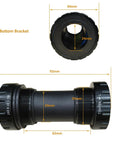 Bottom bracket bolts for Hollow Integrated Mountain Bike Crank Set 104 BCD 34T 170mm Aluminum Alloy, size details visible.