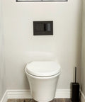 K-8857-0 Bevel Toilet Fitting White For In Wall Tank And Carrier System Large Flush Actuator Plate Opening Dual Flush