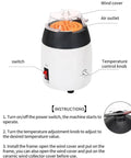 Heavy Duty Eyeglass Frame Warmer Hot Air Heater For Spectacles With Adjustable Temperature 75 To 150 Celsius with controls and wind cover.